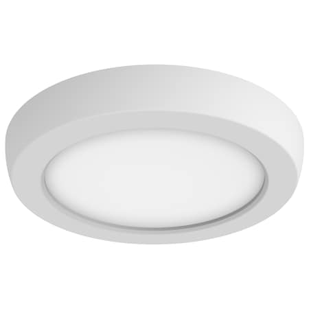 Nuvo Blink Pro 9W 5 in. LED Fixture - CCT Selectable - Round Shape - White Finish - 120V 62/1700